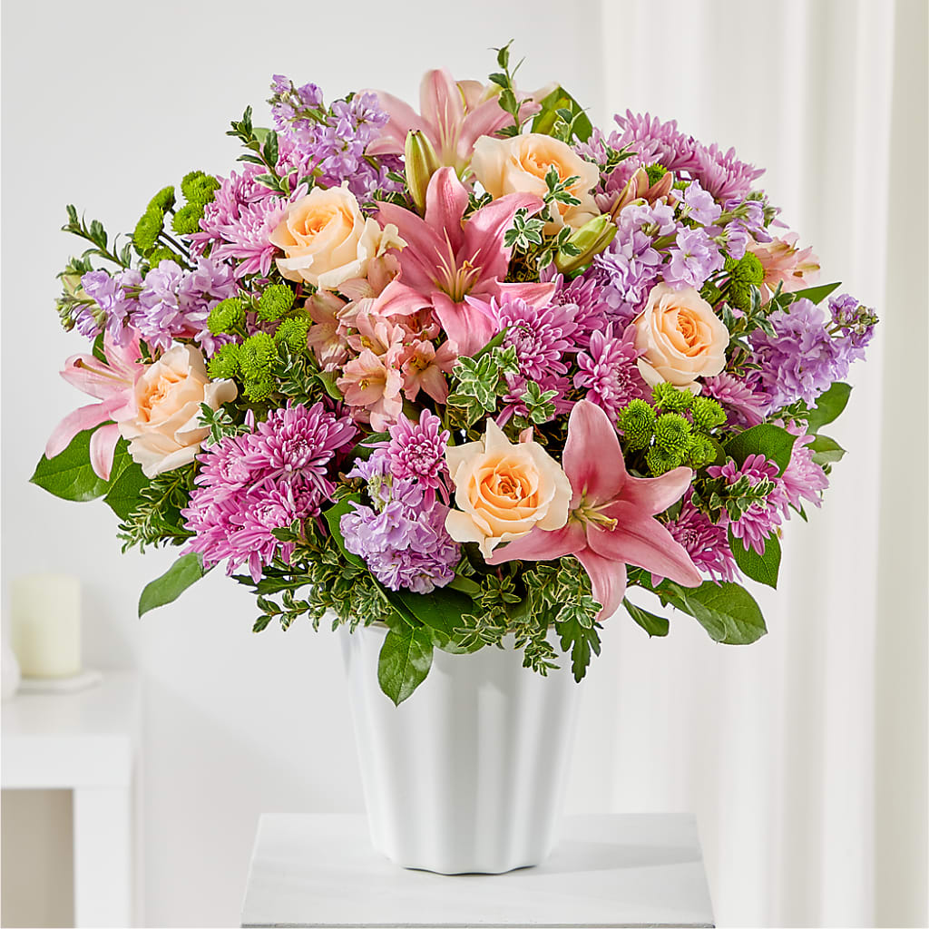 Supportive Embrace Tabletop Basket – SYLVIA'S FLORIST, Antioch CA