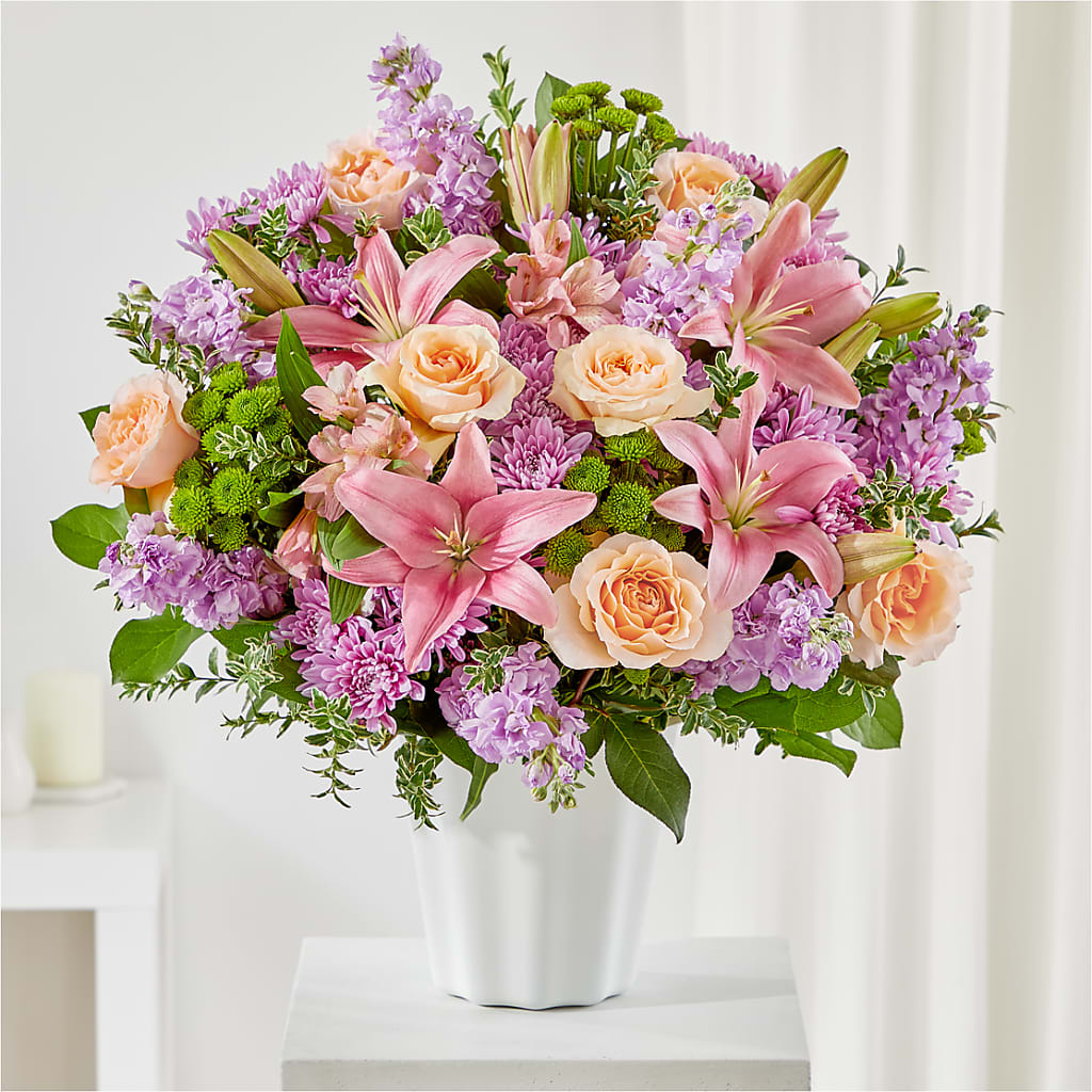 Supportive Embrace Tabletop Basket – SYLVIA'S FLORIST, Antioch CA