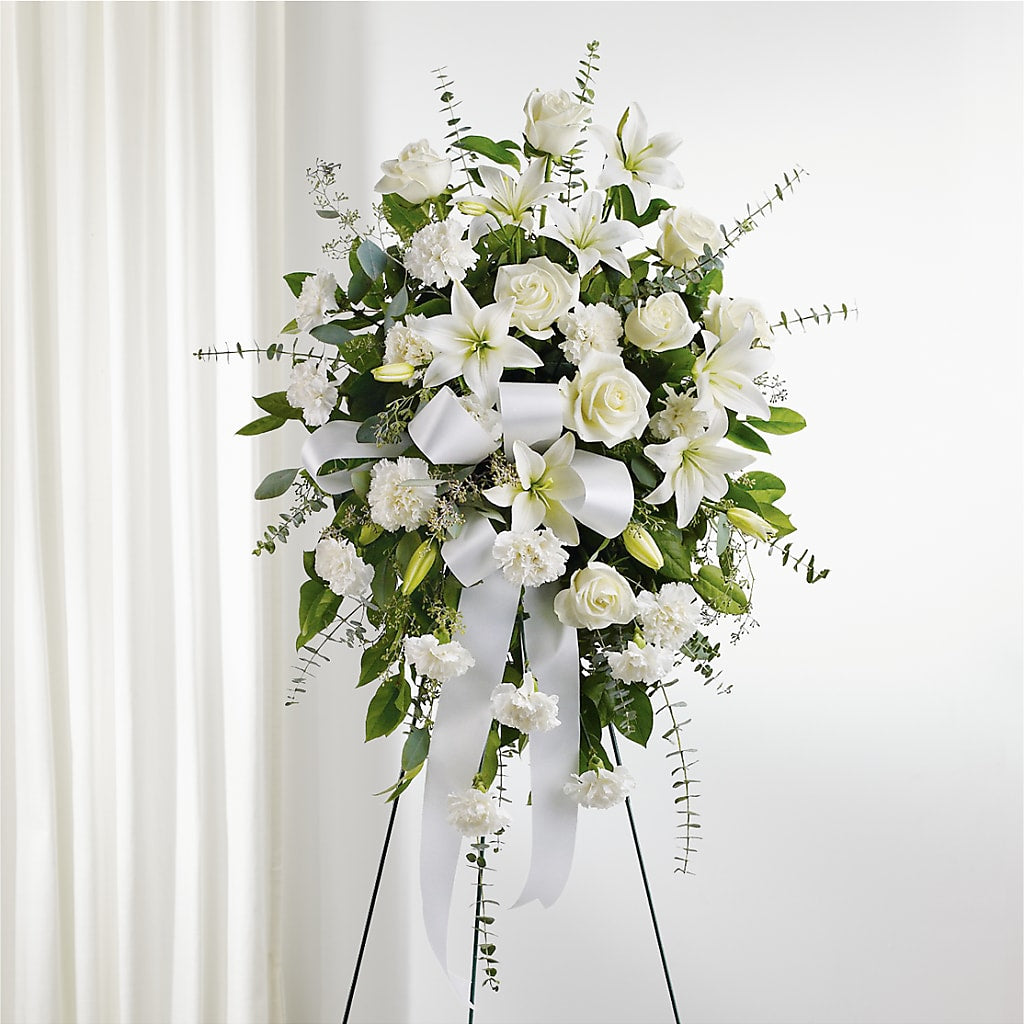 With Care Standing Spray – SYLVIA'S FLORIST, Antioch CA