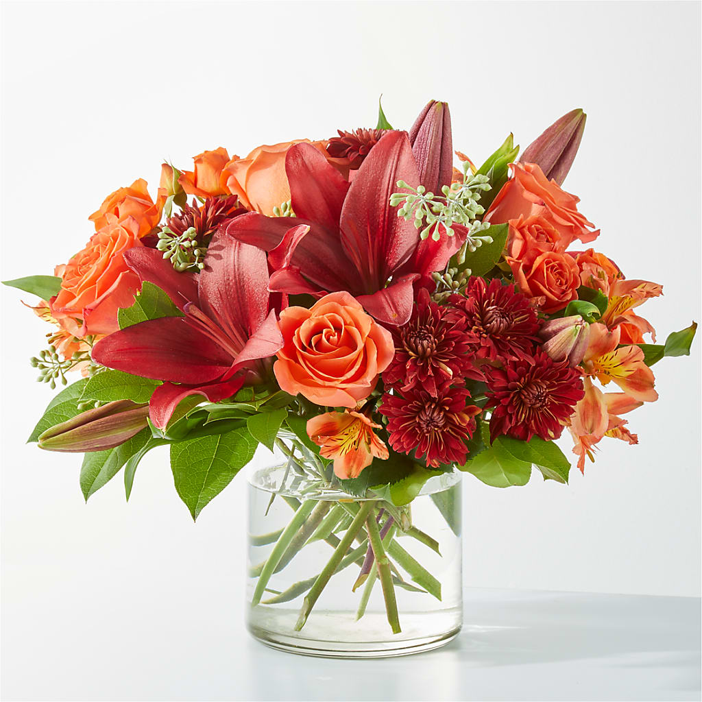 Crimson Leaves Bouquet – SYLVIA'S FLORIST, Antioch CA