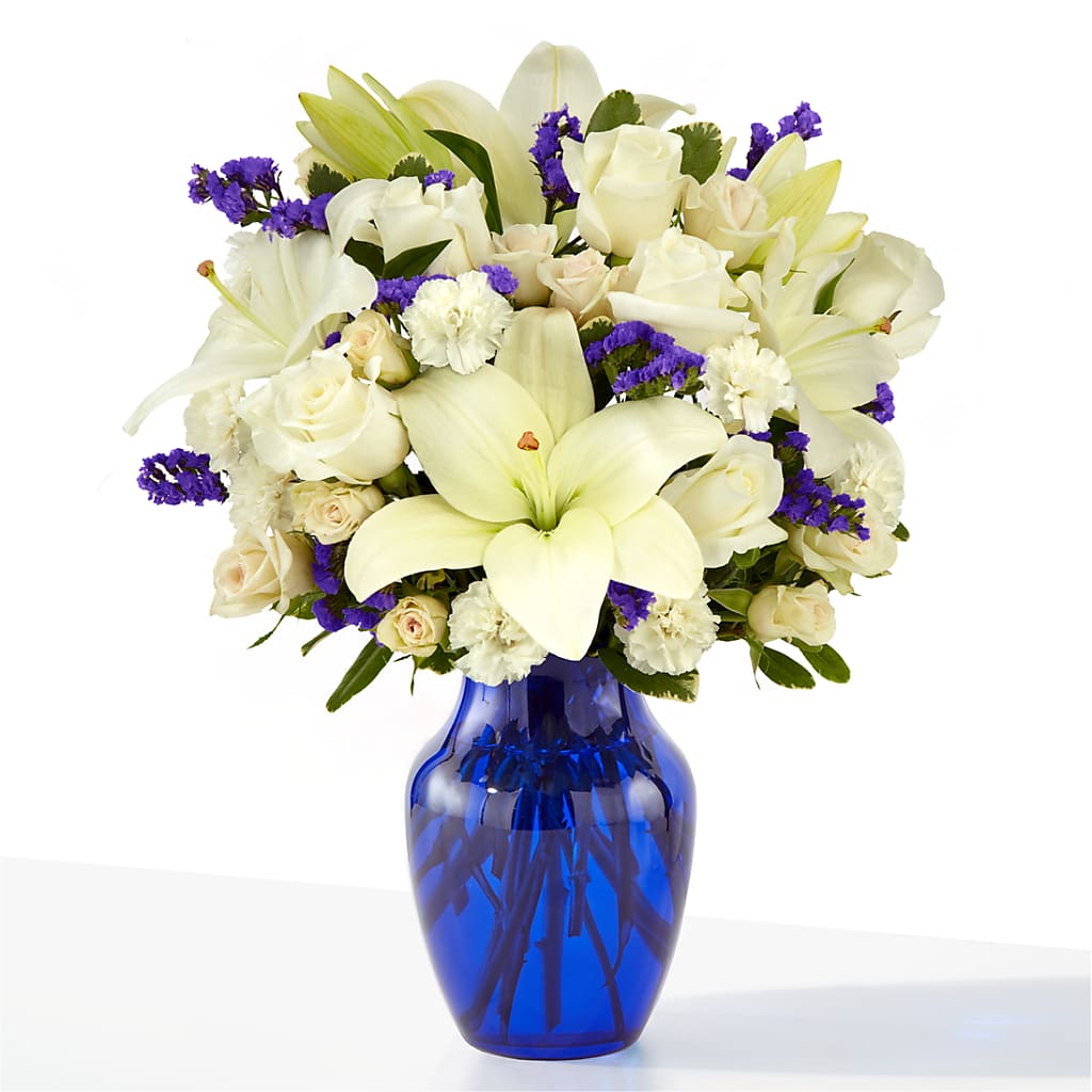 Sapphire Rush Bouquet – SYLVIA'S FLORIST, Antioch CA