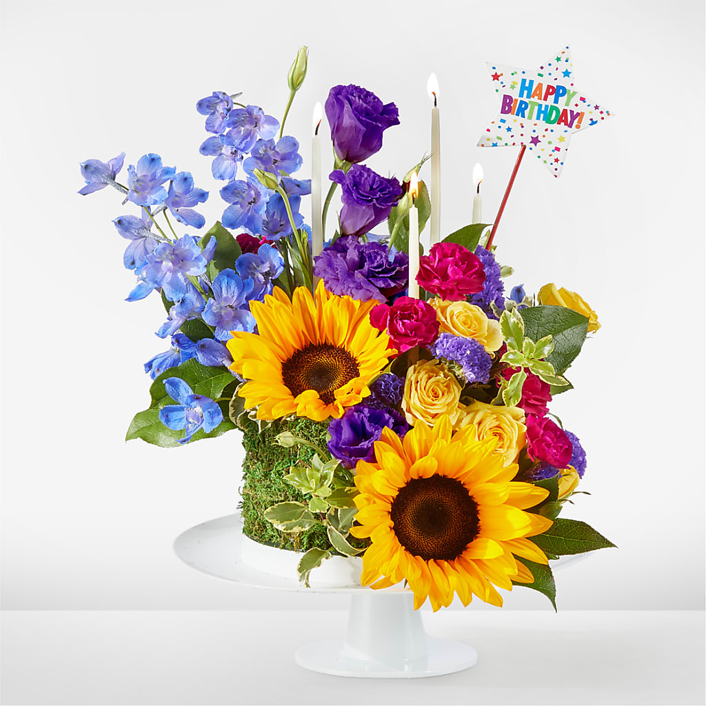 Star of the Day Floral Cake – SYLVIA'S FLORIST, Antioch CA