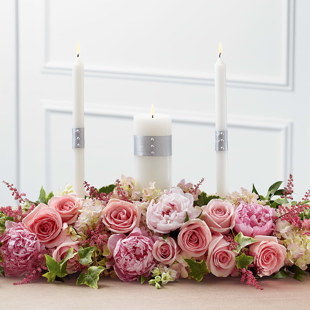 Worldwide Romance Unity Candle Arrangement – SYLVIA'S FLORIST, Antioch CA