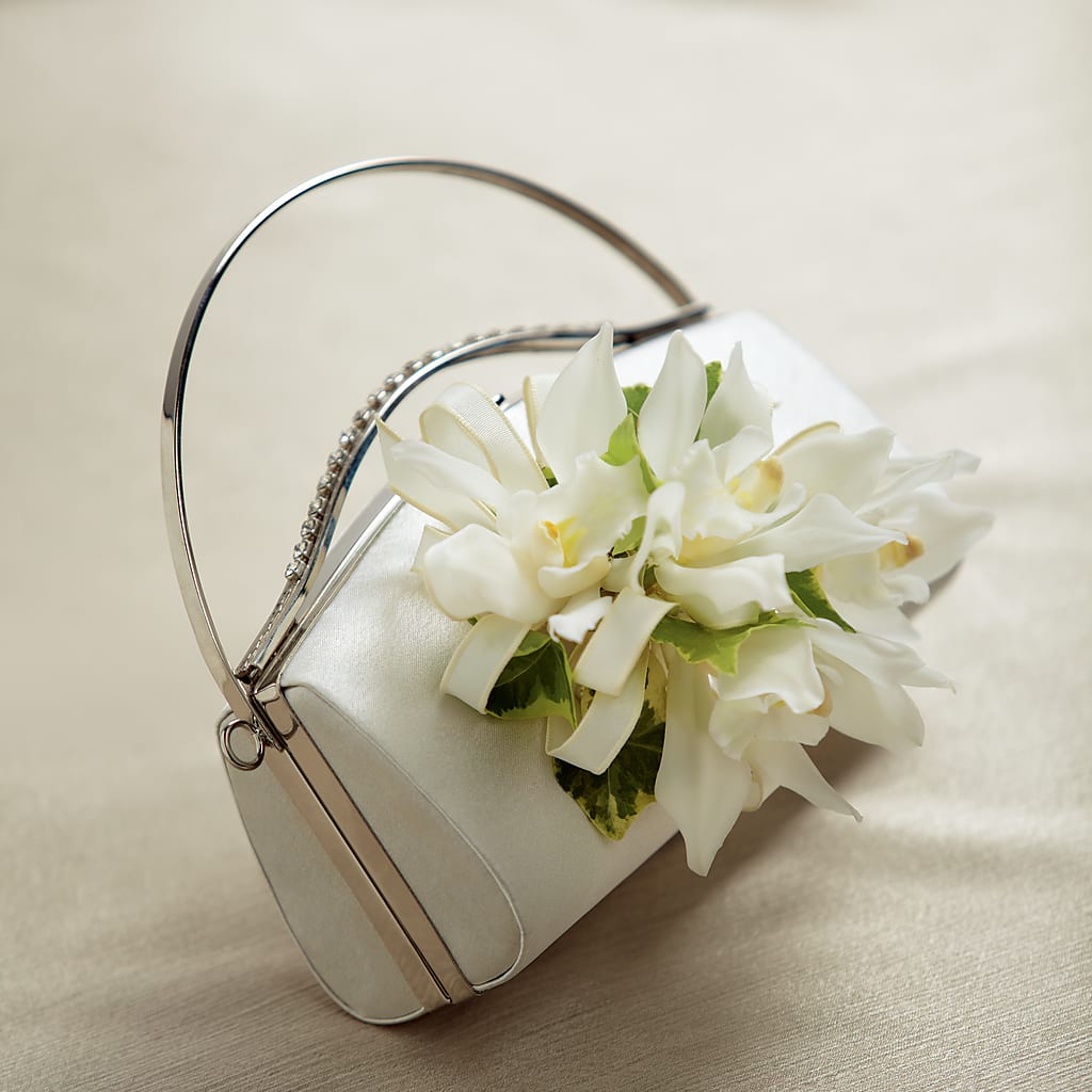 White Purse Decor – SYLVIA'S FLORIST, Antioch CA