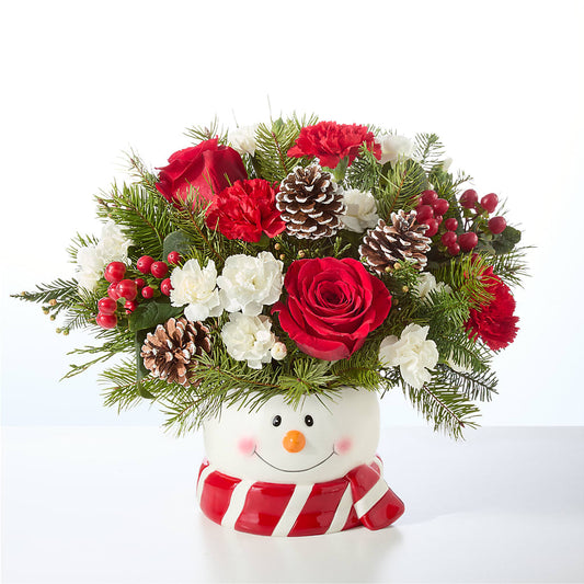 Jolly Snowman Bouquet – SYLVIA'S FLORIST, Antioch CA