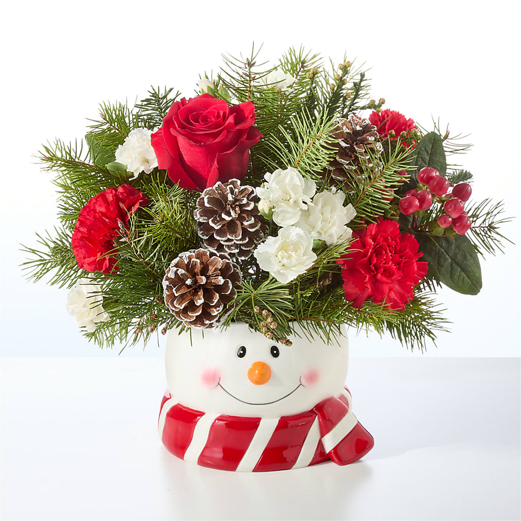 Jolly Snowman Bouquet – SYLVIA'S FLORIST, Antioch CA