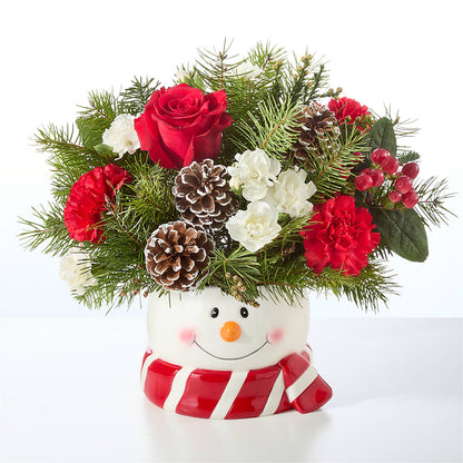 Jolly Snowman Bouquet – SYLVIA'S FLORIST, Antioch CA