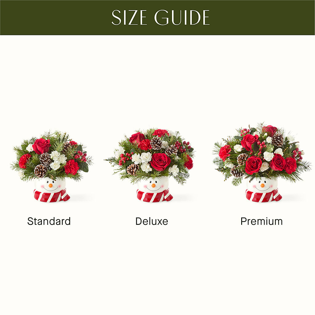 Jolly Snowman Bouquet – SYLVIA'S FLORIST, Antioch CA