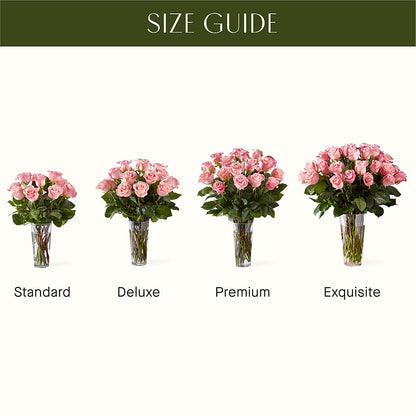 Long Stem Pink Rose Bouquet – SYLVIA'S FLORIST, Antioch CA