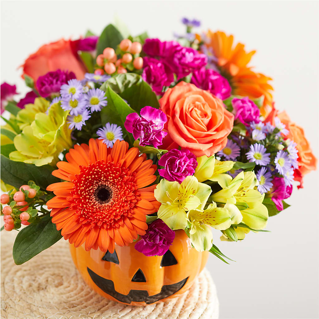 Tricks & Treats Pumpkin – SYLVIA'S FLORIST, Antioch CA