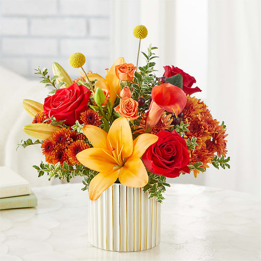 Scarlet Skies Bouquet – SYLVIA'S FLORIST, Antioch CA