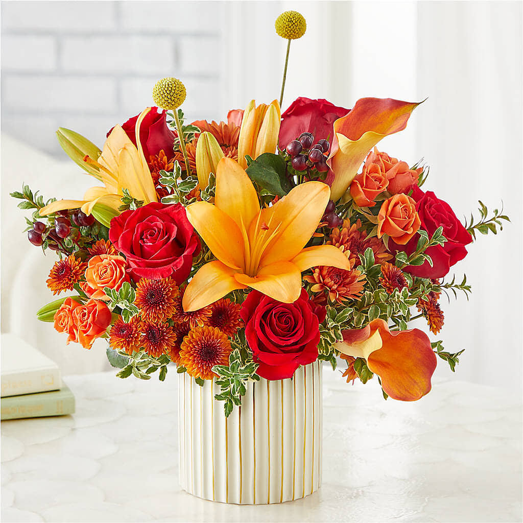 Scarlet Skies Bouquet – SYLVIA'S FLORIST, Antioch CA