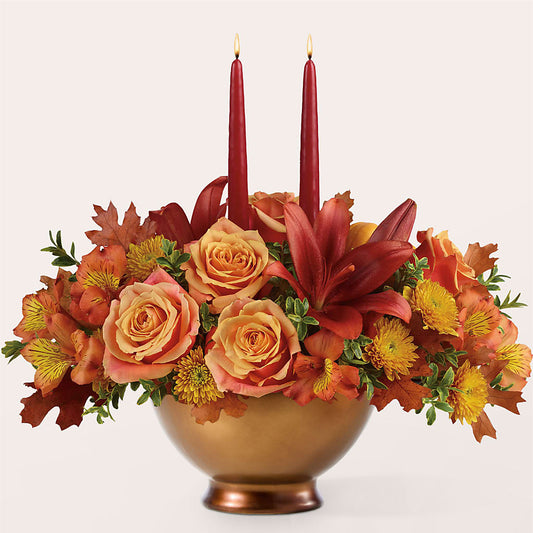 Harvest Table Centerpiece – SYLVIA'S FLORIST, Antioch CA