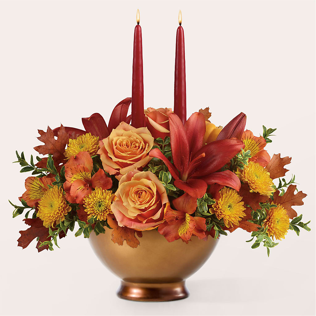 Harvest Table Centerpiece – SYLVIA'S FLORIST, Antioch CA