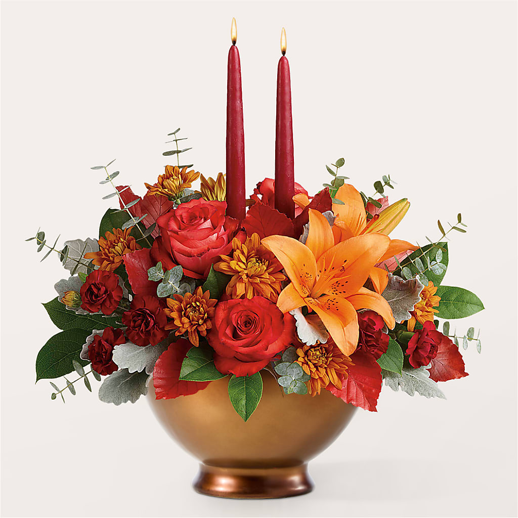 Fruits of Fall Centerpiece – SYLVIA'S FLORIST, Antioch CA