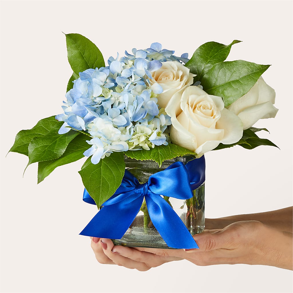 Sky Blue Delight Bouquet – SYLVIA'S FLORIST, Antioch CA