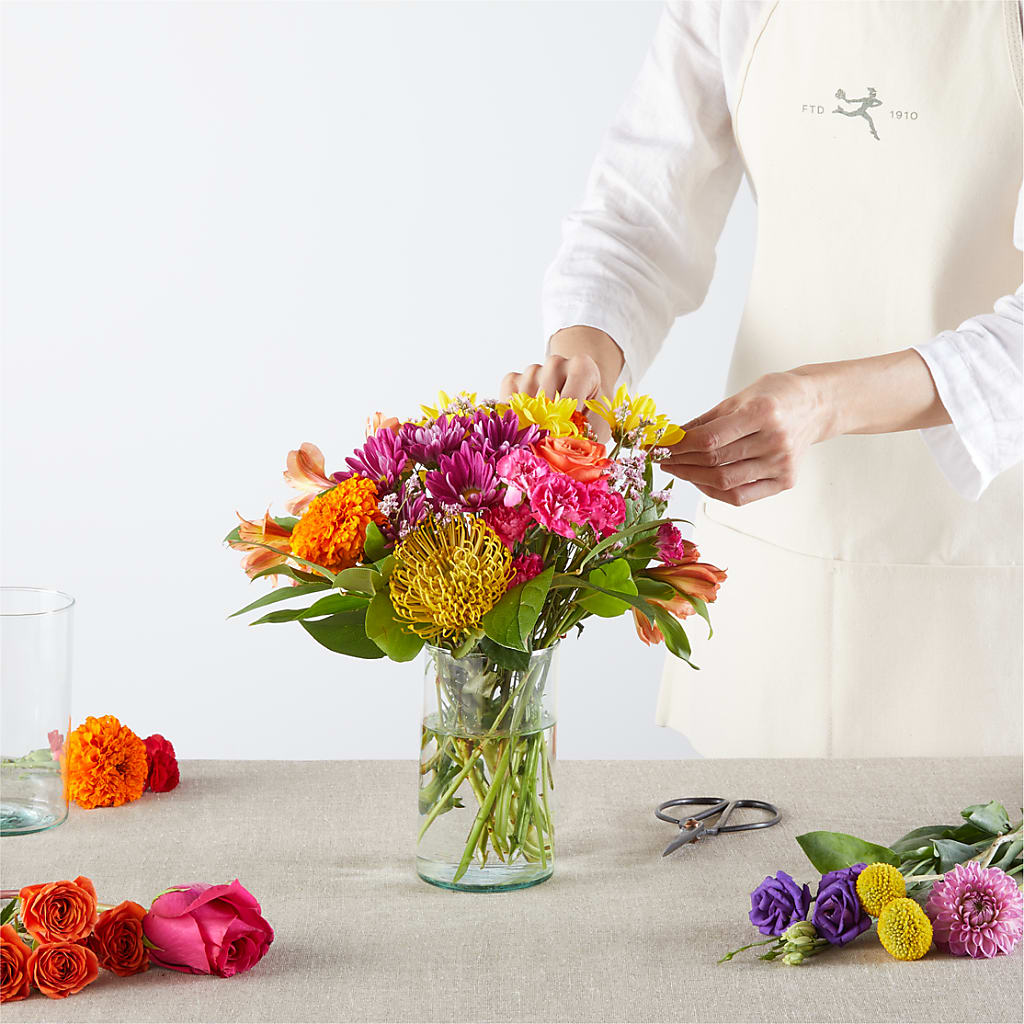 Feast of Color – A Florist Original – SYLVIA'S FLORIST, Antioch CA