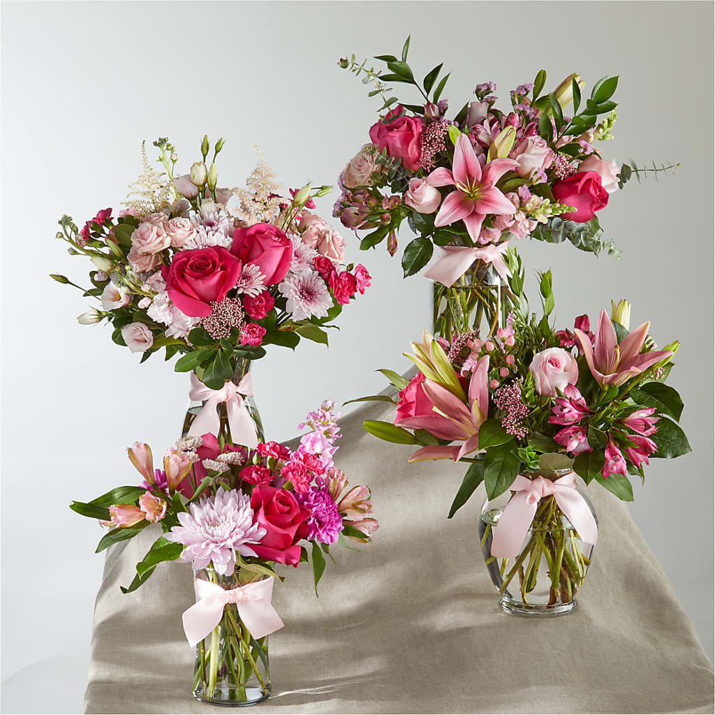 Pink Ribbon - A Florist Original – SYLVIA'S FLORIST, Antioch CA