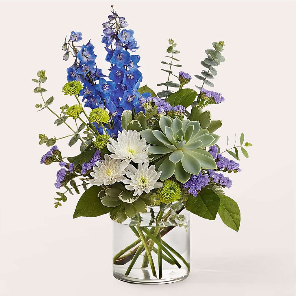 Cerulean Waves Bouquet – SYLVIA'S FLORIST, Antioch CA