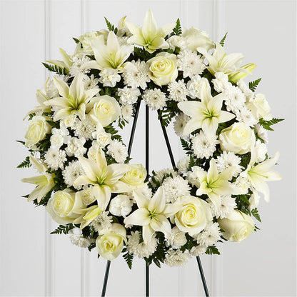 Treasured Tribute Wreath – SYLVIA'S FLORIST, Antioch CA
