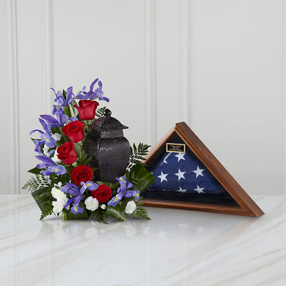 Patriotic Tribute Arrangement – SYLVIA'S FLORIST, Antioch CA