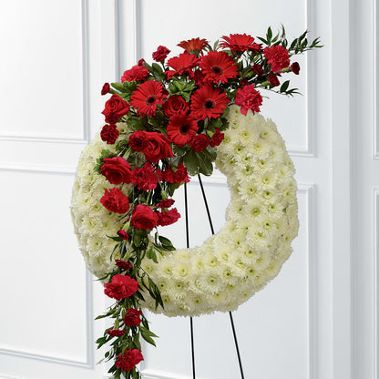 Graceful Tribute Wreath – SYLVIA'S FLORIST, Antioch CA