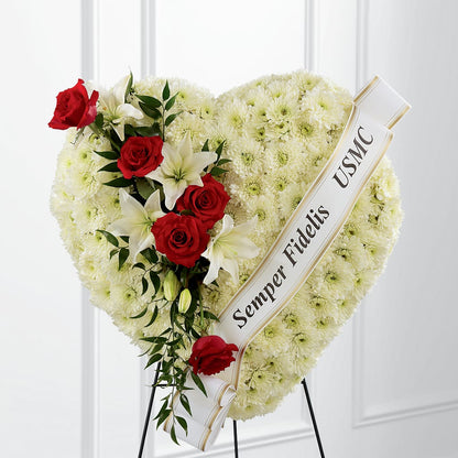 Heartfelt Hero Standing Heart – SYLVIA'S FLORIST, Antioch CA