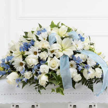 Tender Treasure Casket Spray – SYLVIA'S FLORIST, Antioch CA