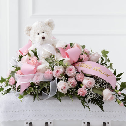 Touch of Sympathy Casket Spray – SYLVIA'S FLORIST, Antioch CA