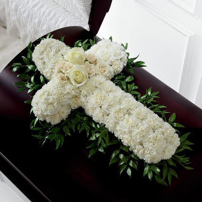 Peaceful Memories Casket Spray (Standard) – SYLVIA'S FLORIST, Antioch CA