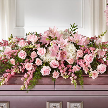 Life & Remembrance Casket Spray – SYLVIA'S FLORIST, Antioch CA