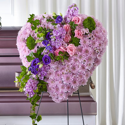 Treasured Love Standing Heart – SYLVIA'S FLORIST, Antioch CA