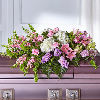 Life's Gratitude Casket Spray – SYLVIA'S FLORIST, Antioch CA