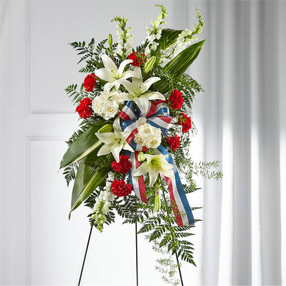 Stars of Life Standing Spray – SYLVIA'S FLORIST, Antioch CA