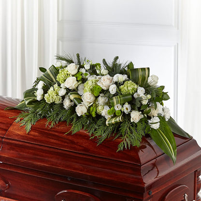 Hopeful Gesture Casket Spray – SYLVIA'S FLORIST, Antioch CA