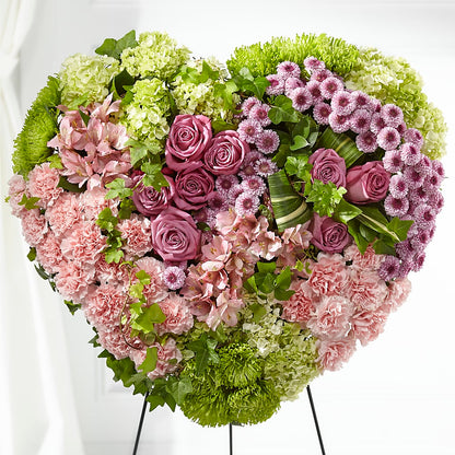 Heartwarming Standing Heart – SYLVIA'S FLORIST, Antioch CA