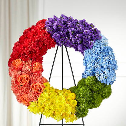 Circle of Love Wreath – SYLVIA'S FLORIST, Antioch CA