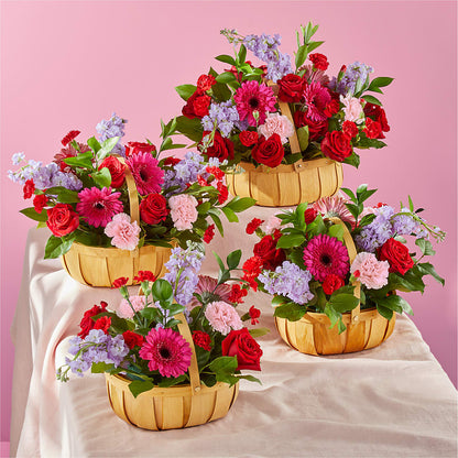 Pink Picnic Basket – SYLVIA'S FLORIST, Antioch CA