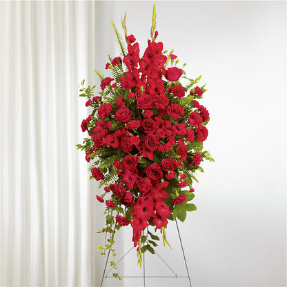 From the Heart Standing Spray – SYLVIA'S FLORIST, Antioch CA