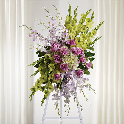 Lasting Legacy Standing Spray – SYLVIA'S FLORIST, Antioch CA