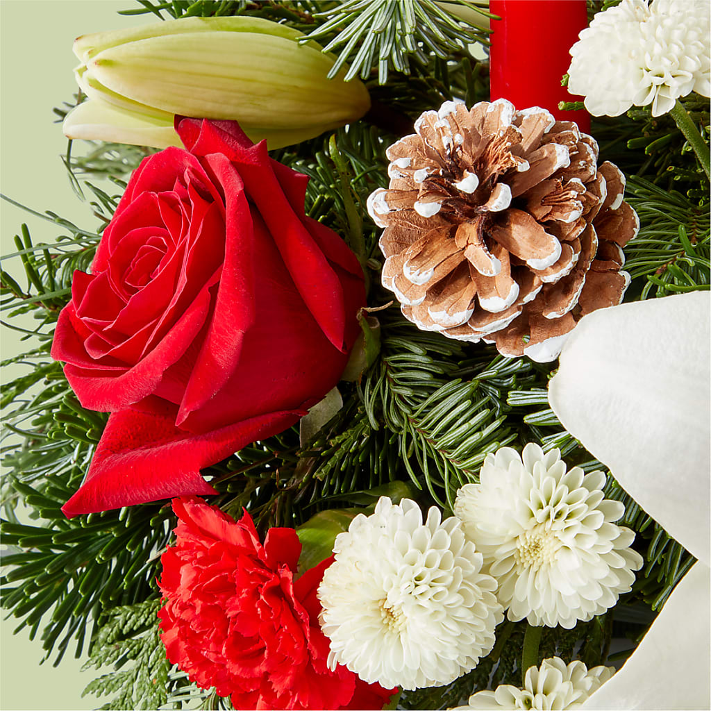 Seasonal Festivities Centerpiece – SYLVIA'S FLORIST, Antioch CA