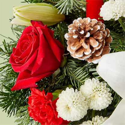 Seasonal Festivities Centerpiece – SYLVIA'S FLORIST, Antioch CA