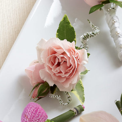 Pink Spray Rose Boutonniere – SYLVIA'S FLORIST, Antioch CA
