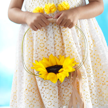 Sweet Sunshine Flower Girl Bouquet – SYLVIA'S FLORIST, Antioch CA