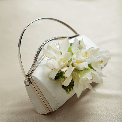 White Purse Decor – SYLVIA'S FLORIST, Antioch CA
